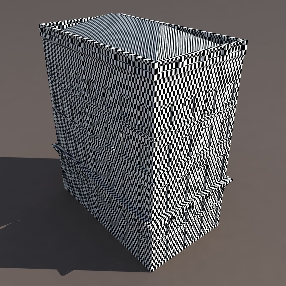 Apartment House 118 Low Poly Low-poly 3D model_9