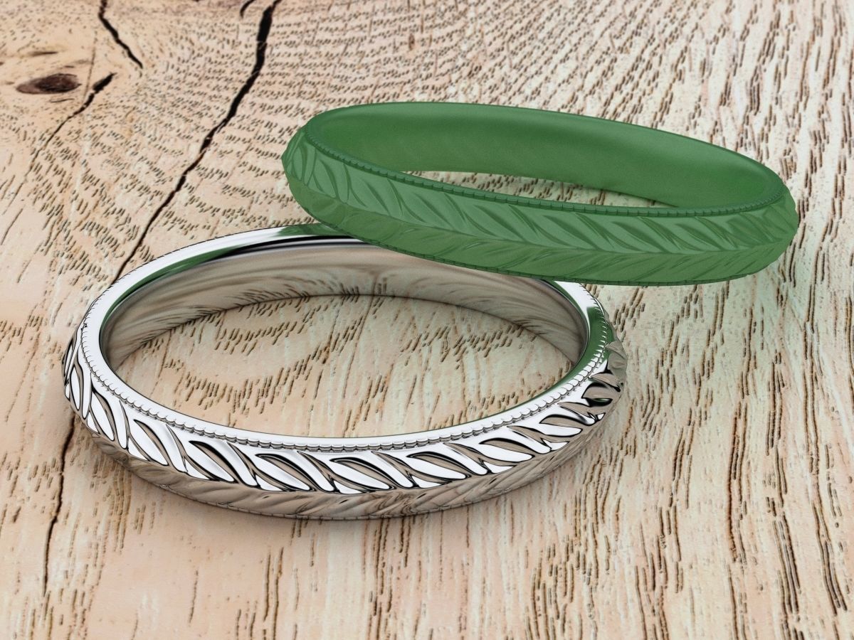 Florette Beauty Rings 3D print model_8