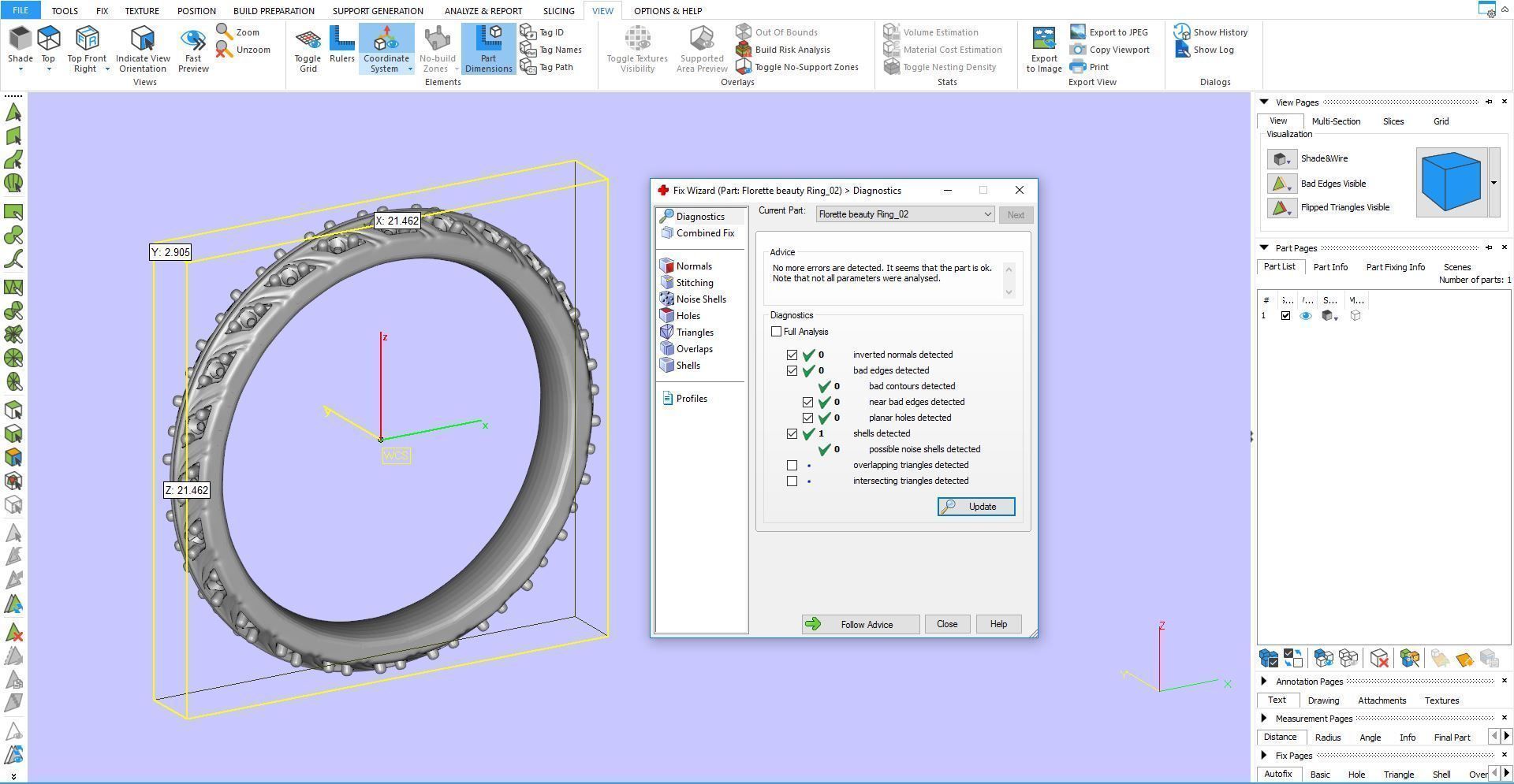 Florette Beauty Rings 3D print model_10