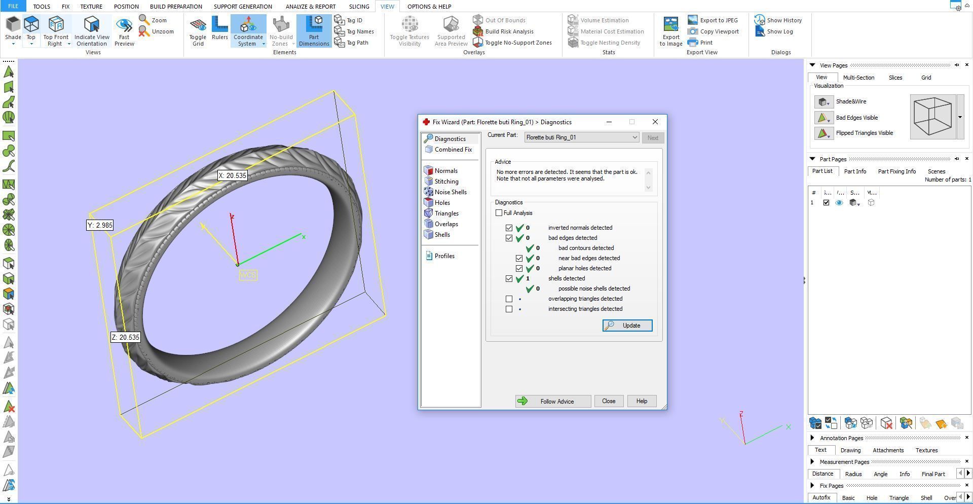 Florette Beauty Rings 3D print model_9