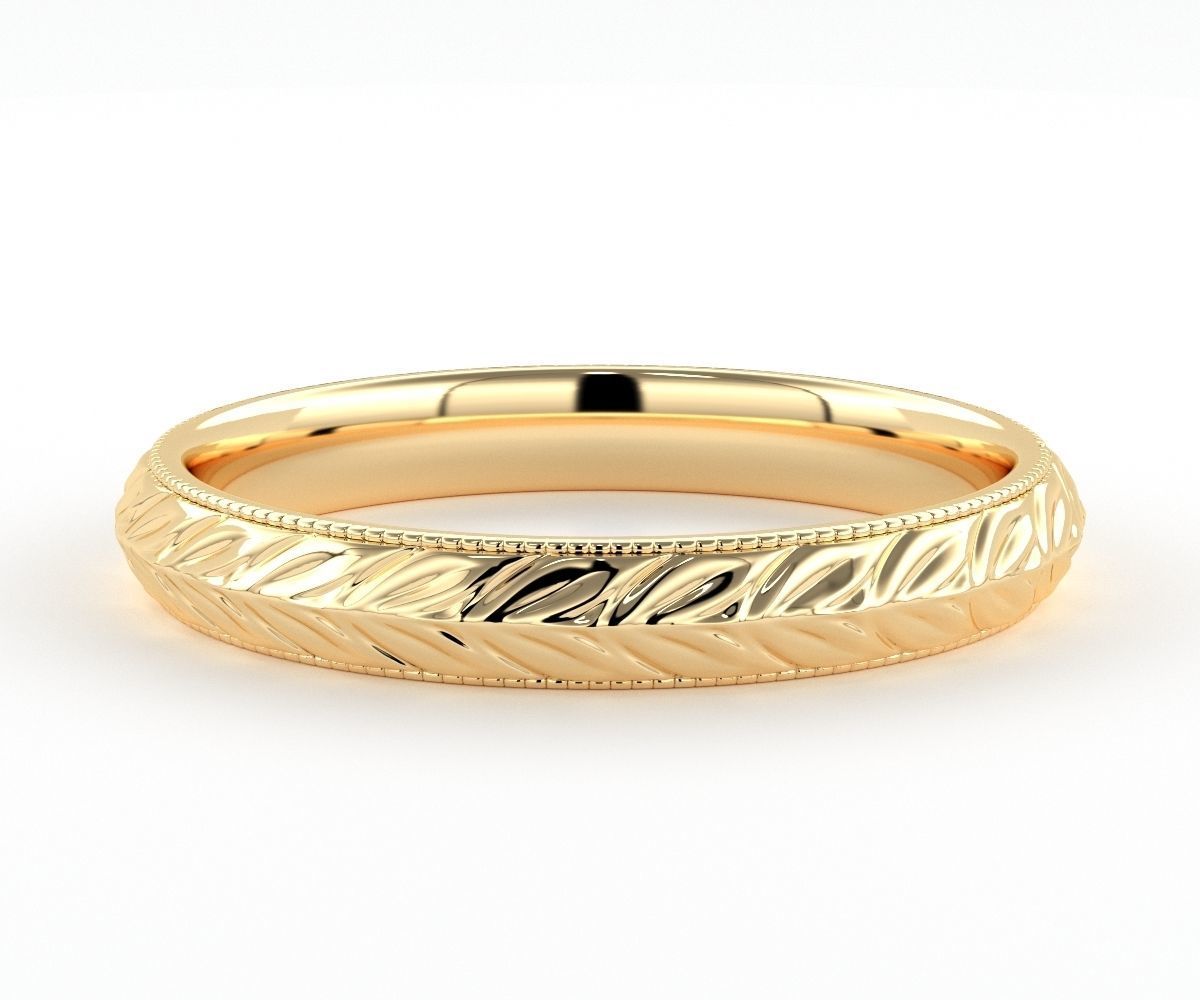 Florette Beauty Rings 3D print model_2