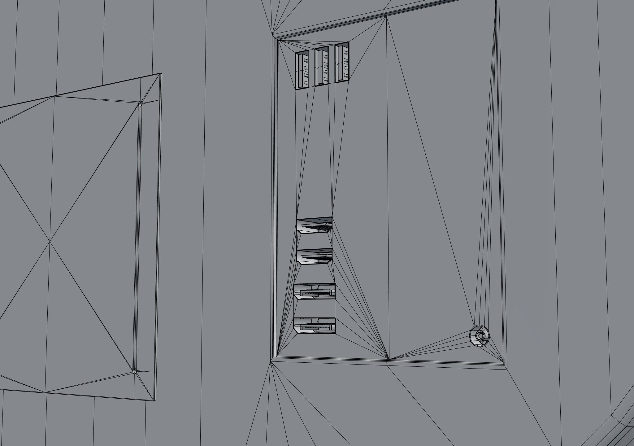 32-inch Monitor GMARVR32A000 Low-poly 3D model_4