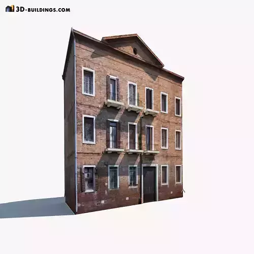 Apartment House 140 Low poly