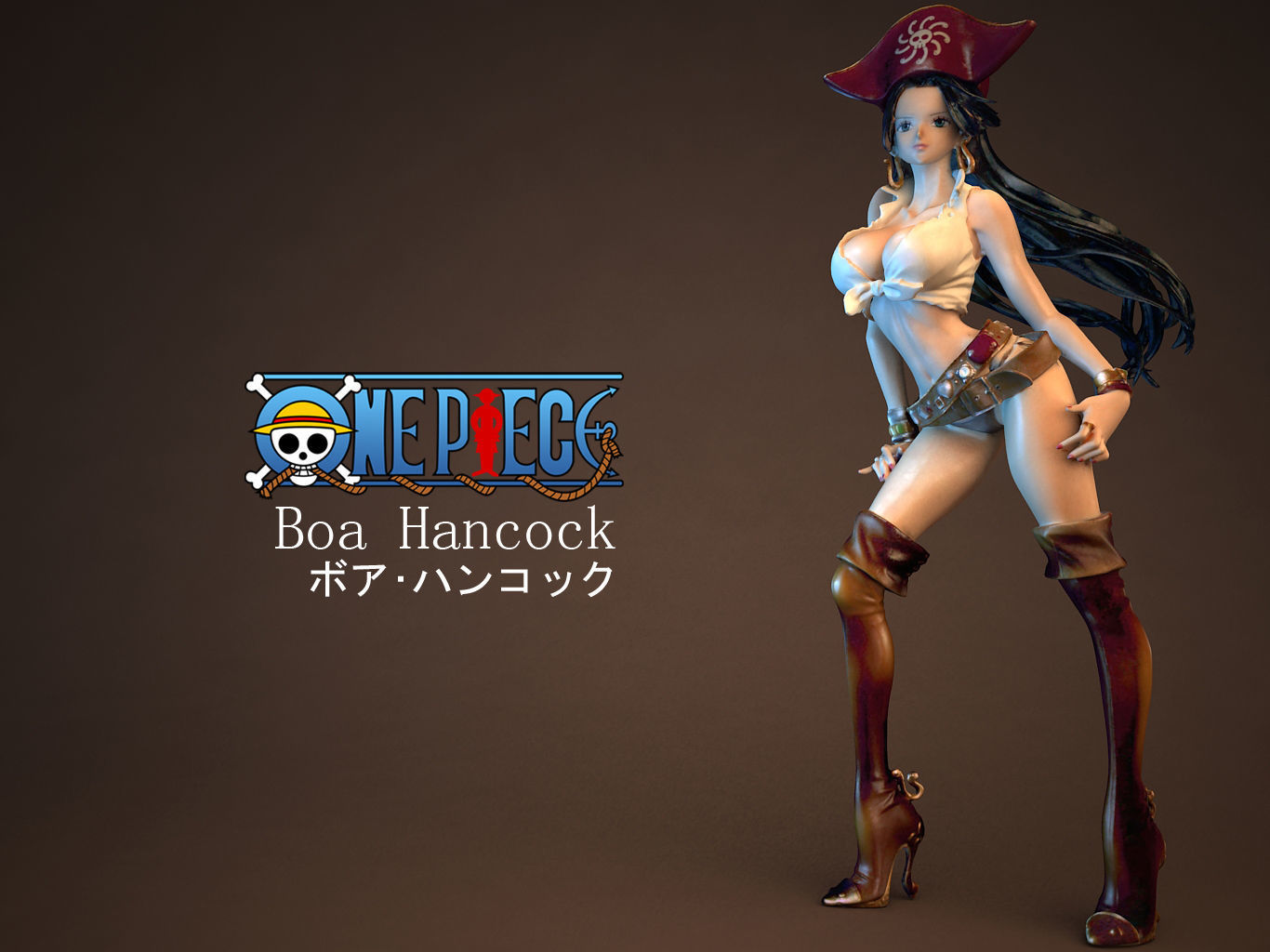 Boa flag diamond ship 3D model_2