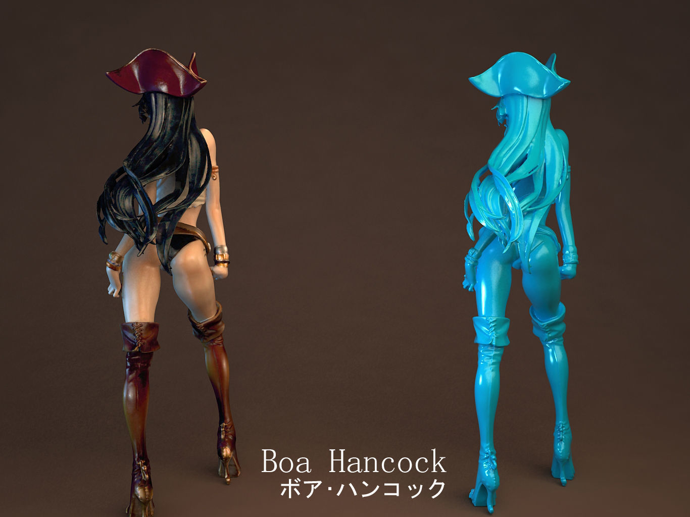 Boa flag diamond ship 3D model_10