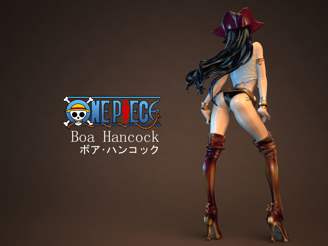 Boa flag diamond ship 3D model_3