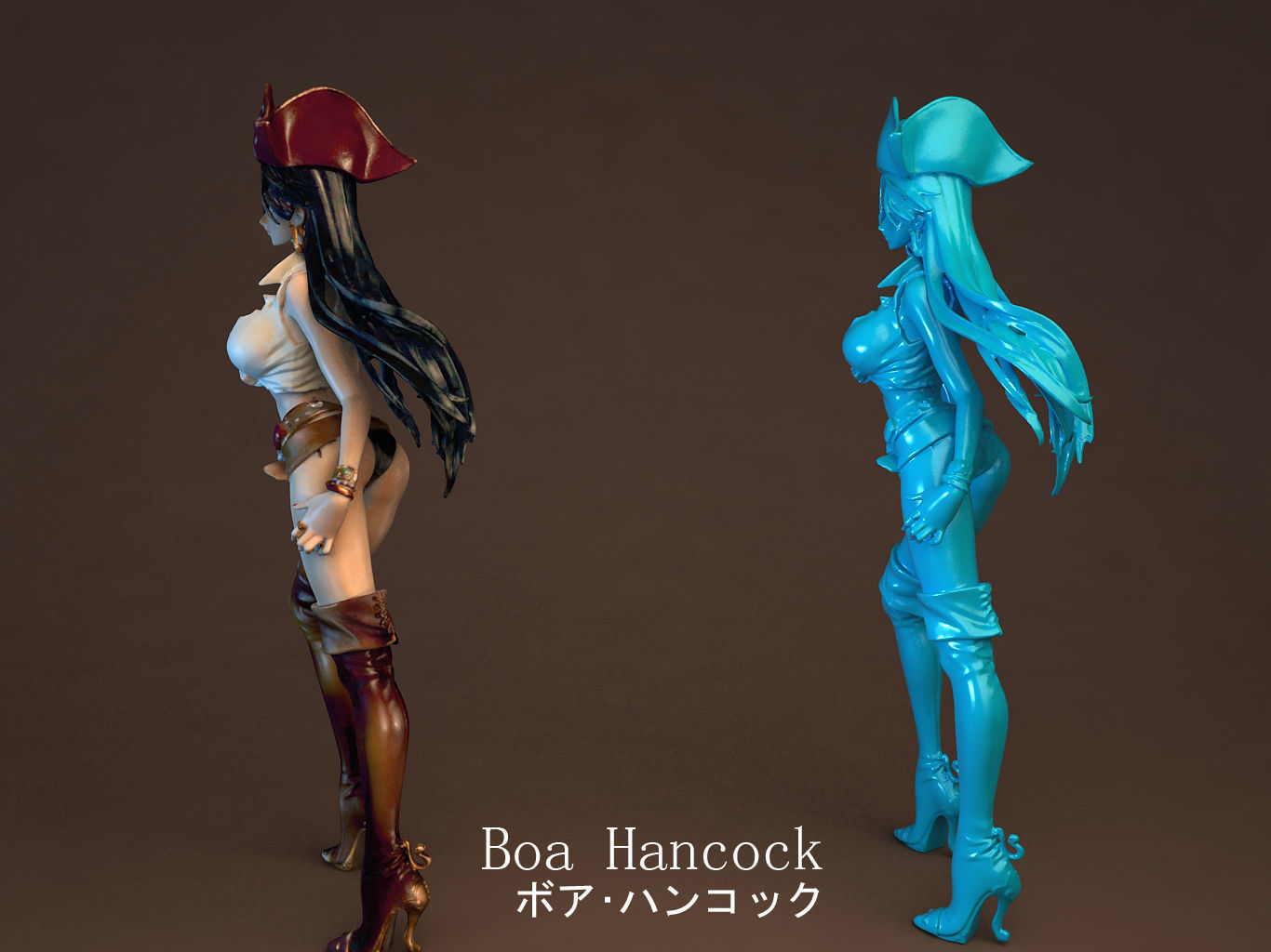 Boa flag diamond ship 3D model_9