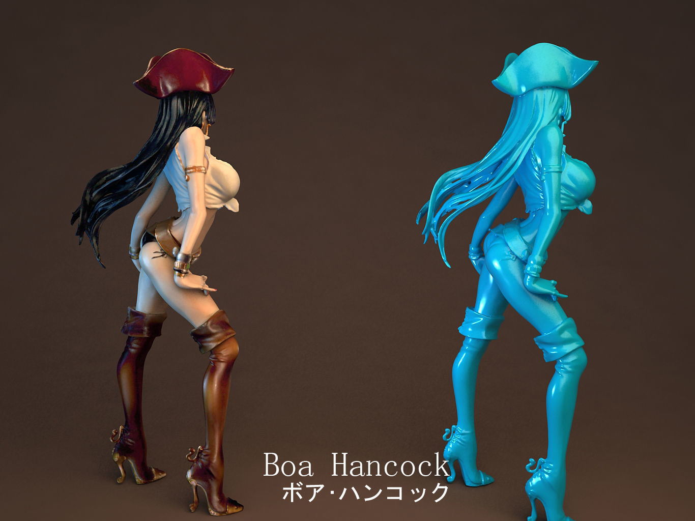 Boa flag diamond ship 3D model_12