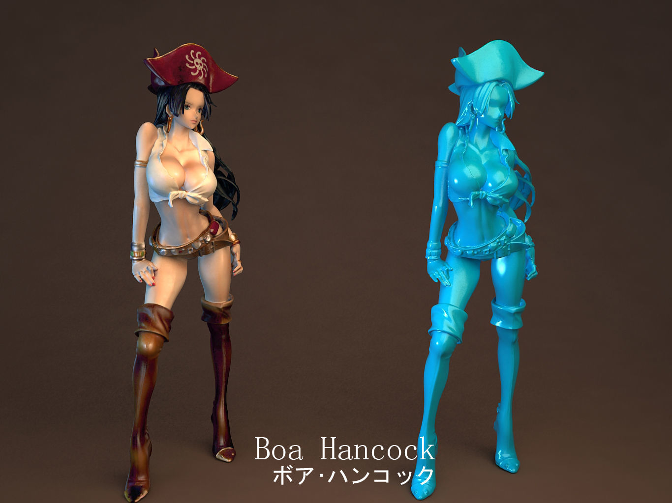 Boa flag diamond ship 3D model_14