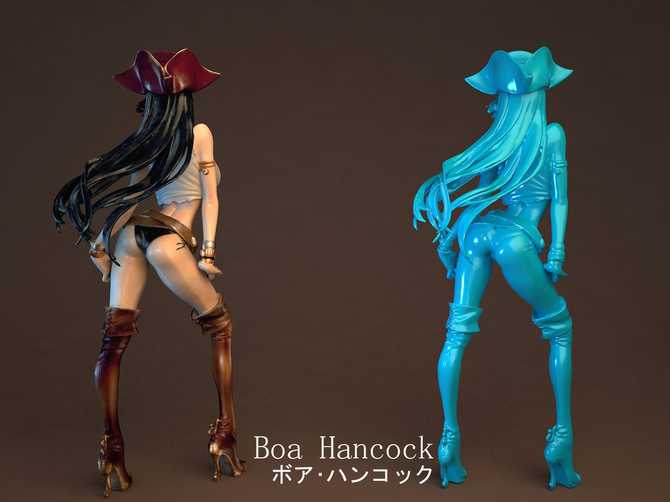 Boa flag diamond ship 3D model_11