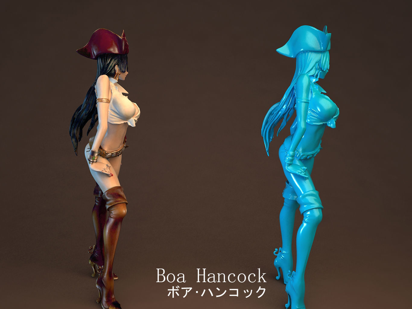 Boa flag diamond ship 3D model_13