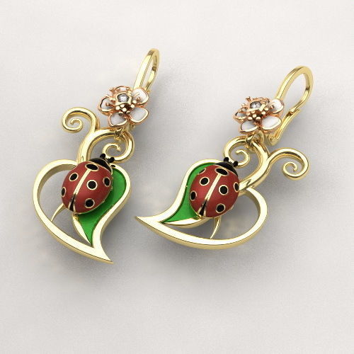 Ladybug ring - original 3D print model_6