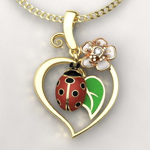 Ladybug ring - original 3D print model_7