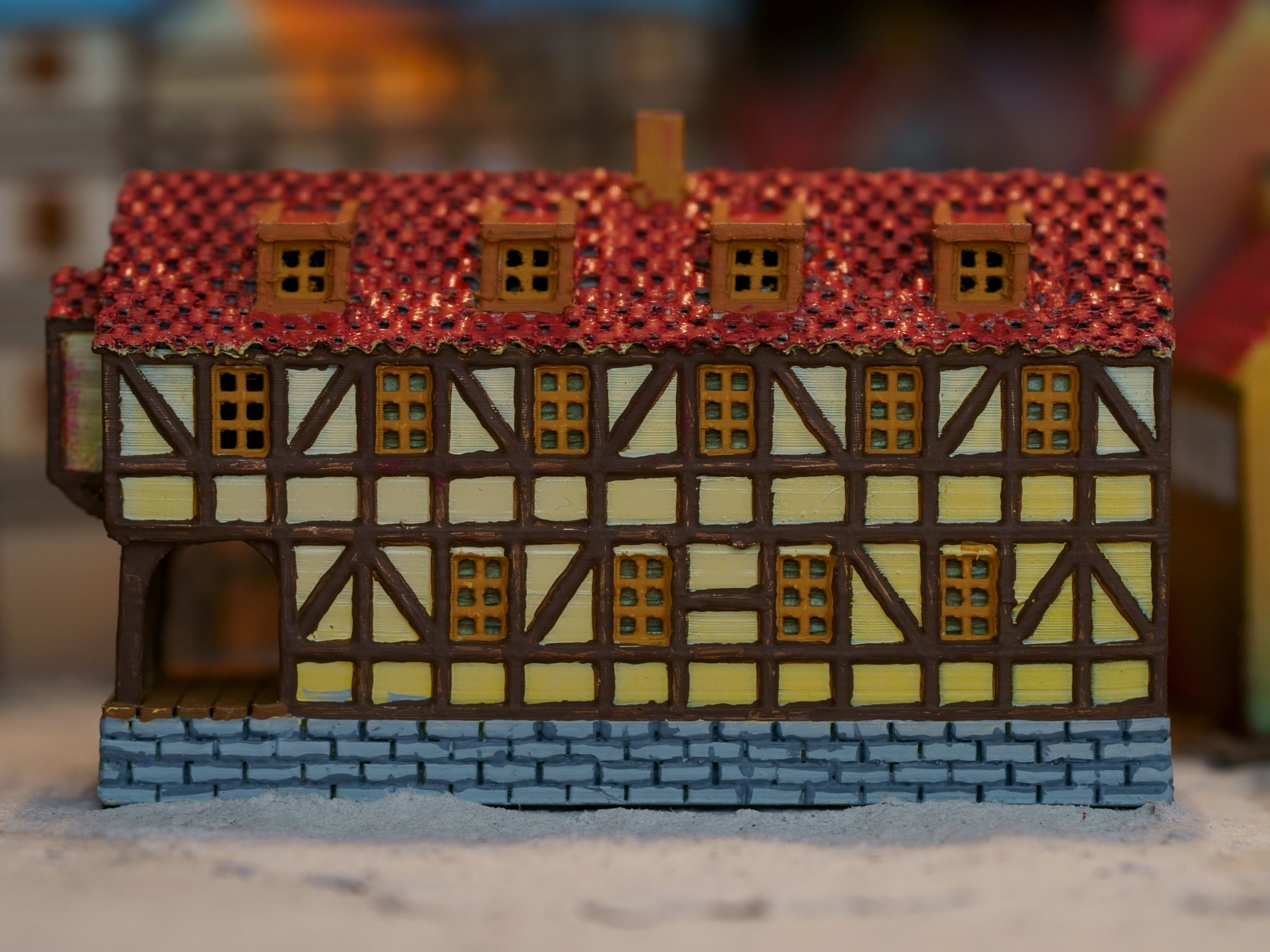 Medieval House 72 3D print model 3D model_4