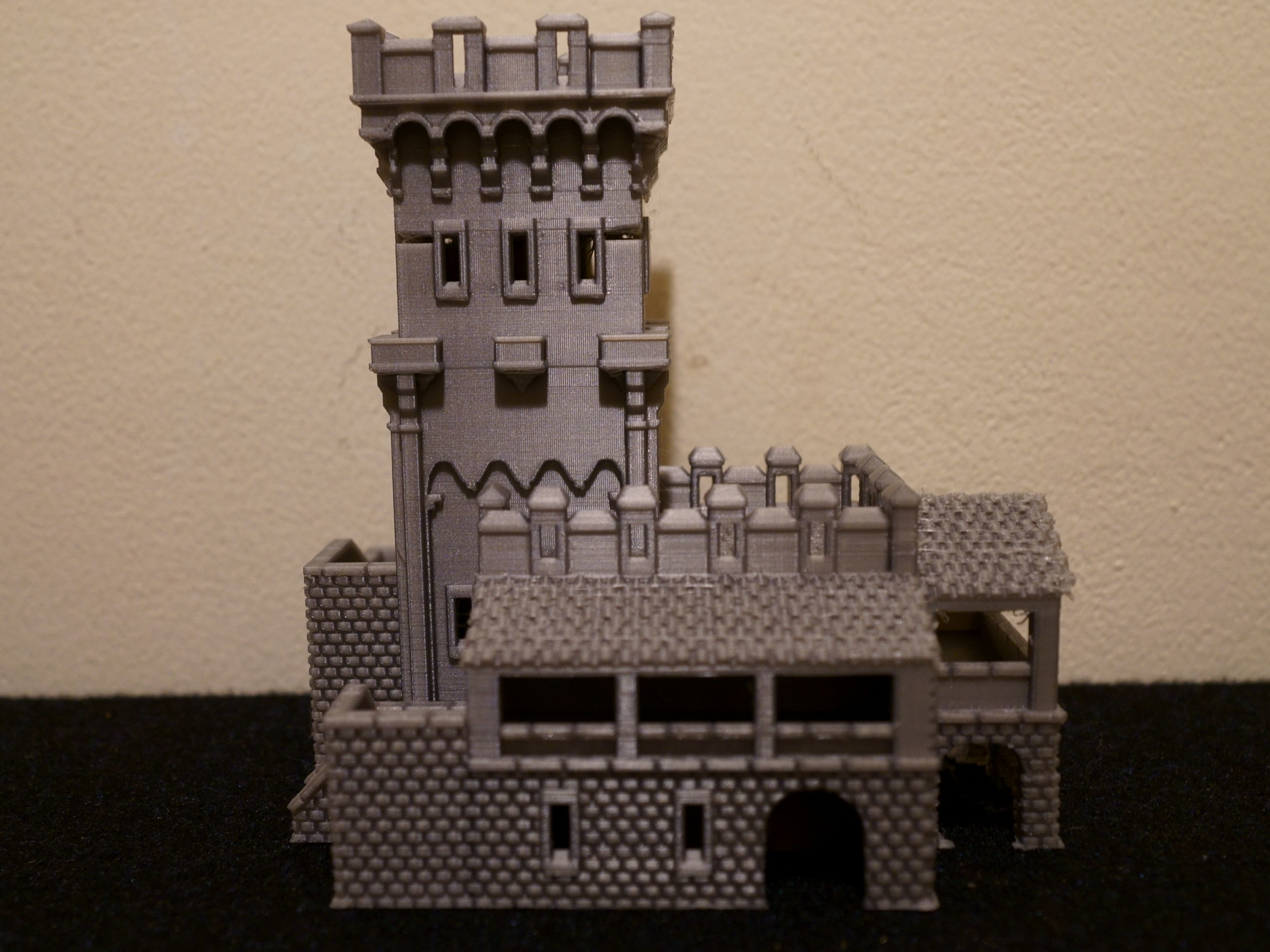 Medieval House 71 3D print model 3D model_7