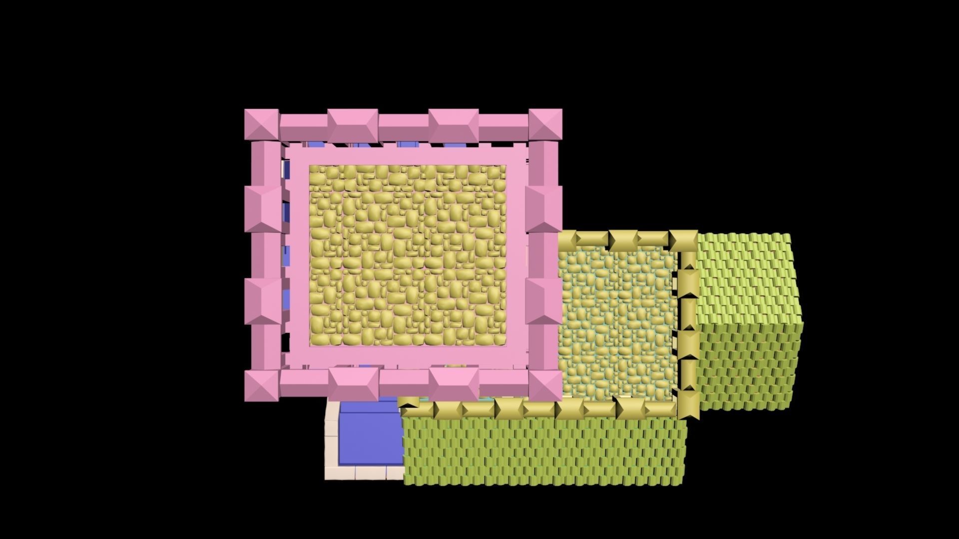 Medieval House 71 3D print model 3D model_4