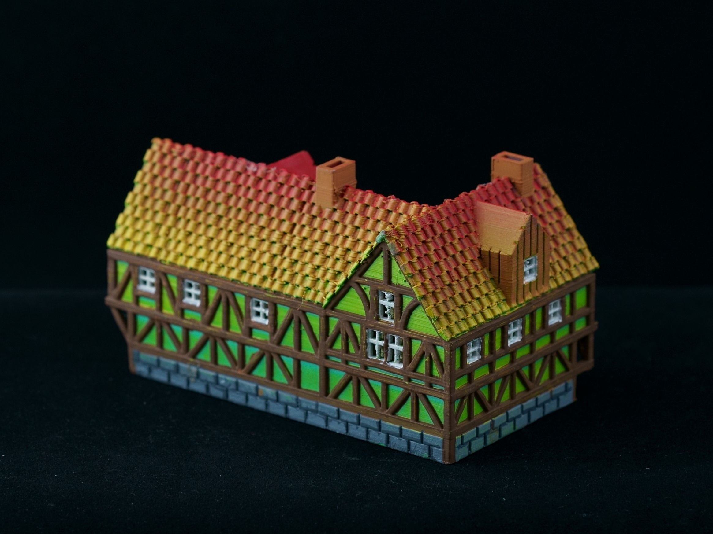 Medieval House 57 3D print model 3D model_8