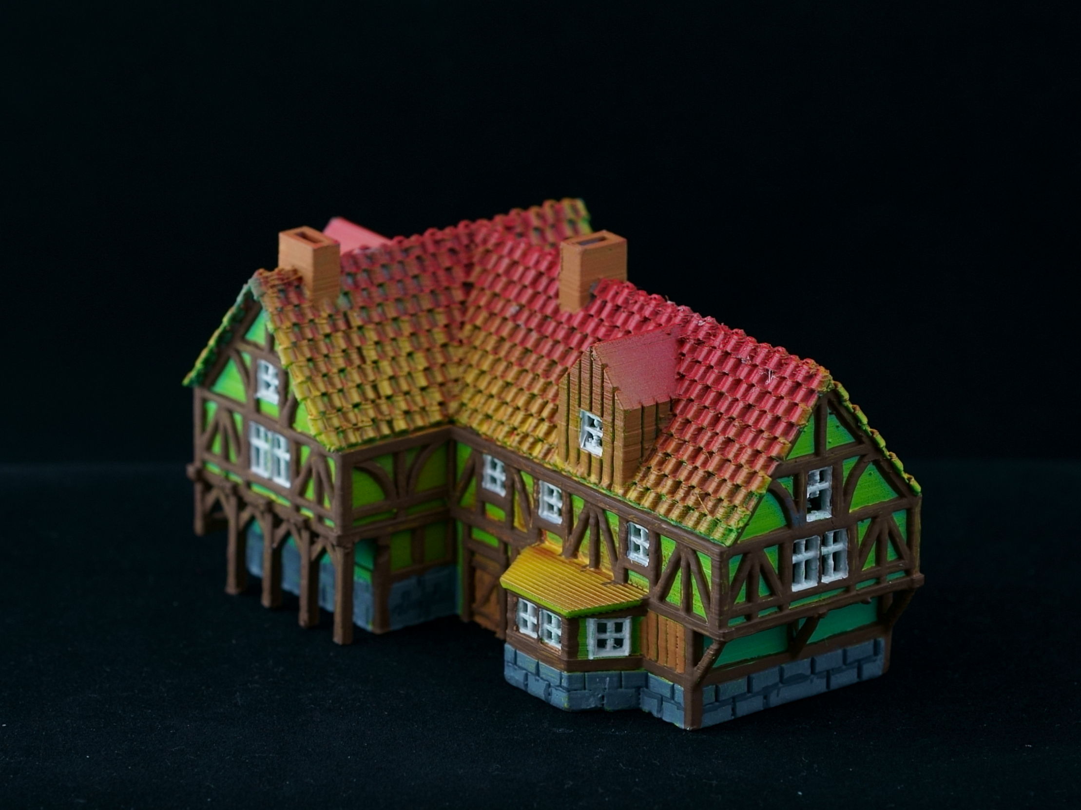 Medieval House 57 3D print model 3D model_6