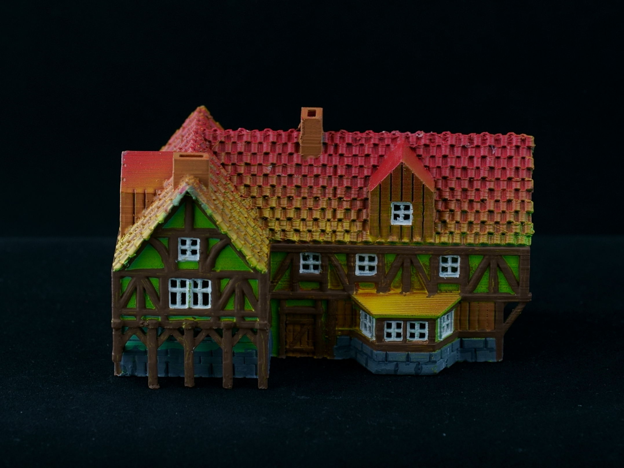 Medieval House 57 3D print model 3D model_5