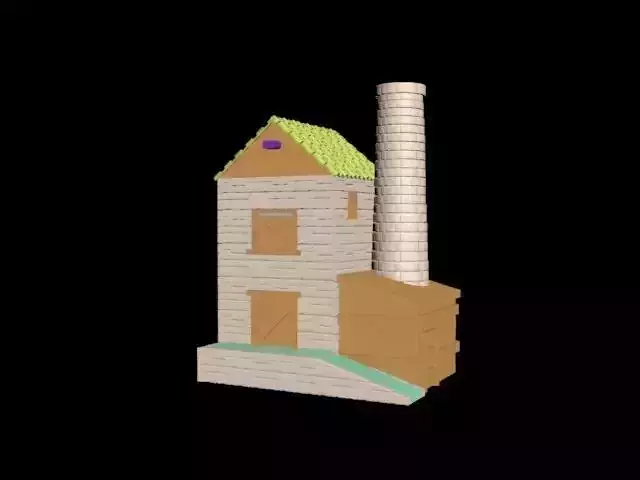 Medieval House 54 3D print model