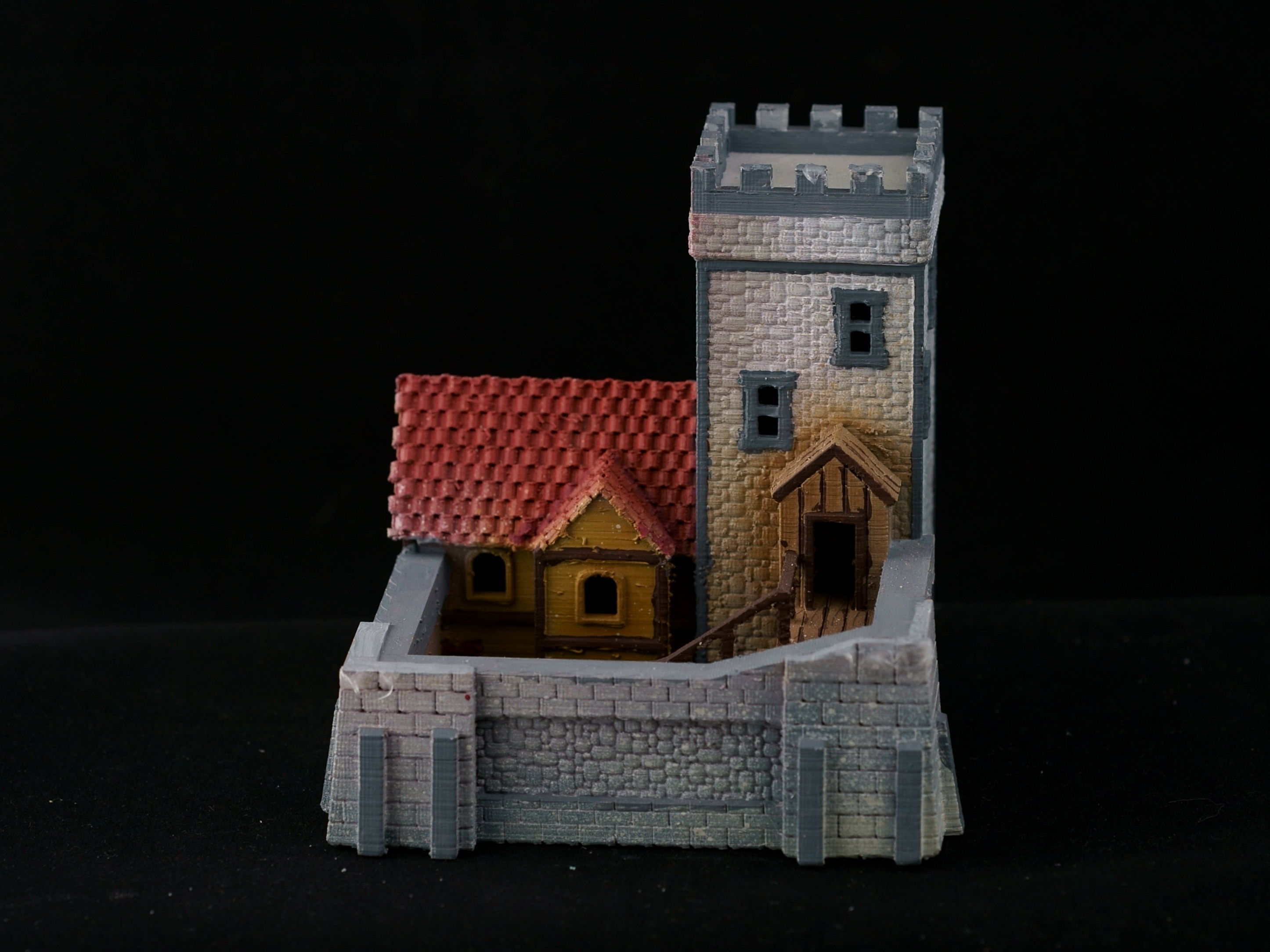 Medieval House 53 3D print model 3D model_5
