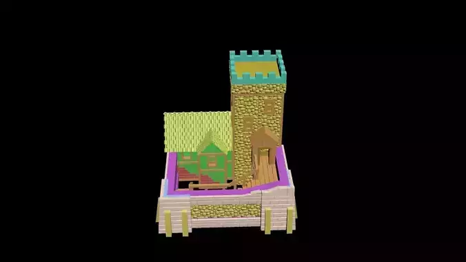 Medieval House 53 3D print model