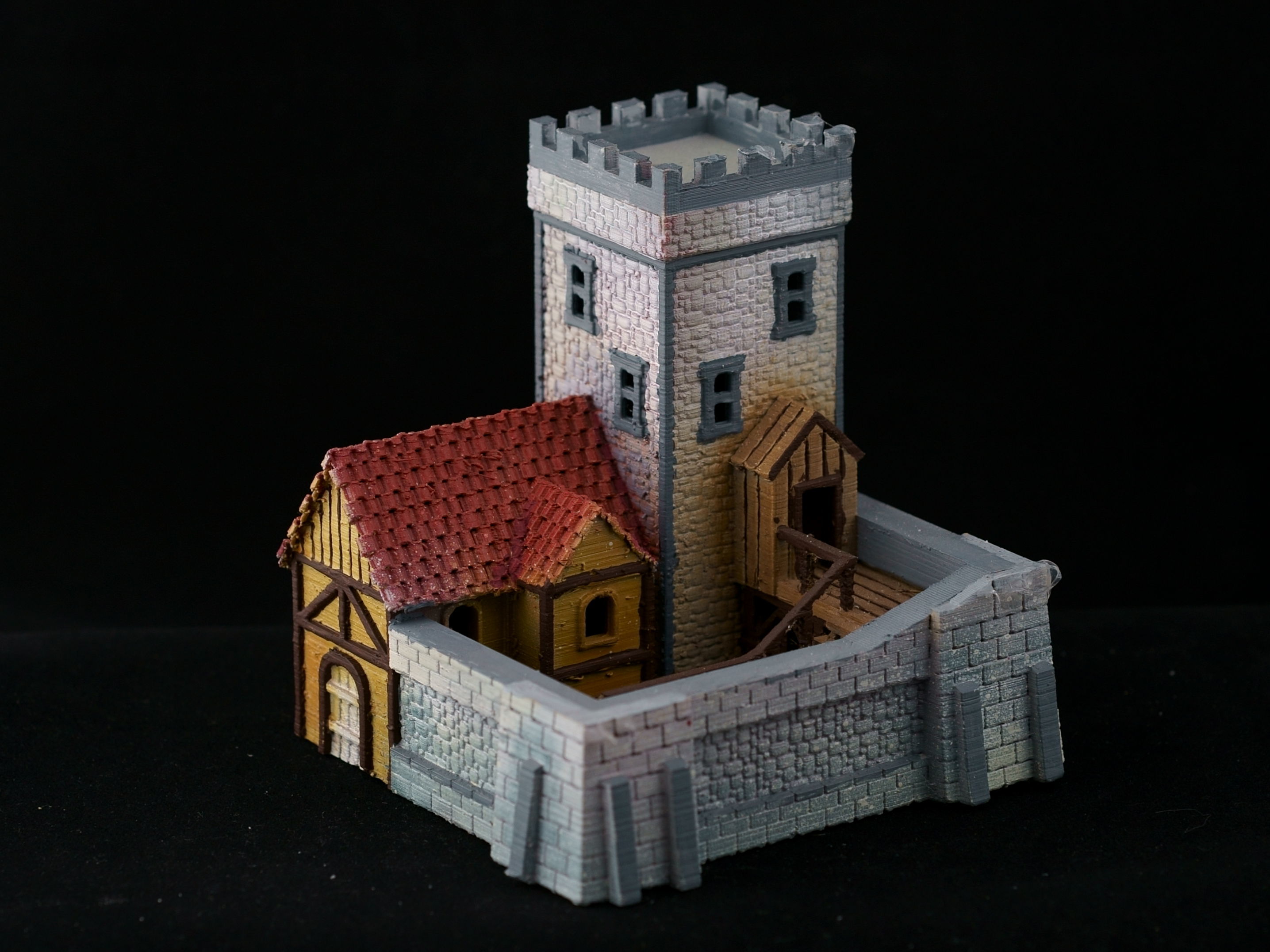 Medieval House 53 3D print model 3D model_6