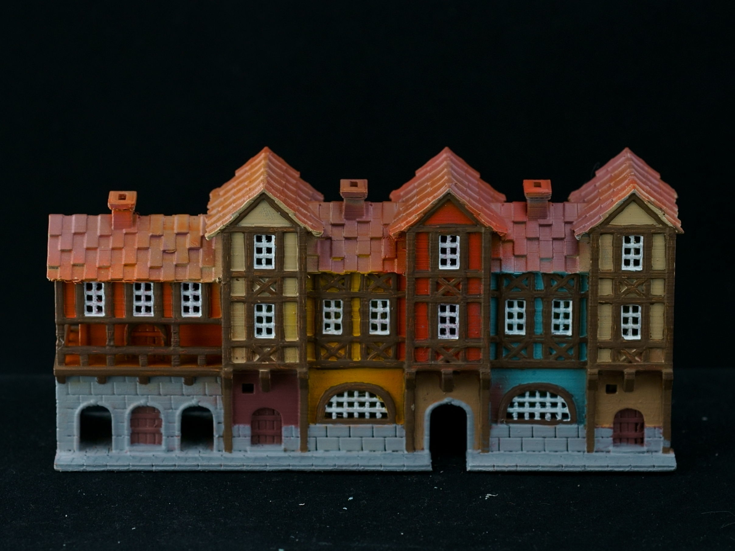 Medieval House 47 3D print model 3D model_4