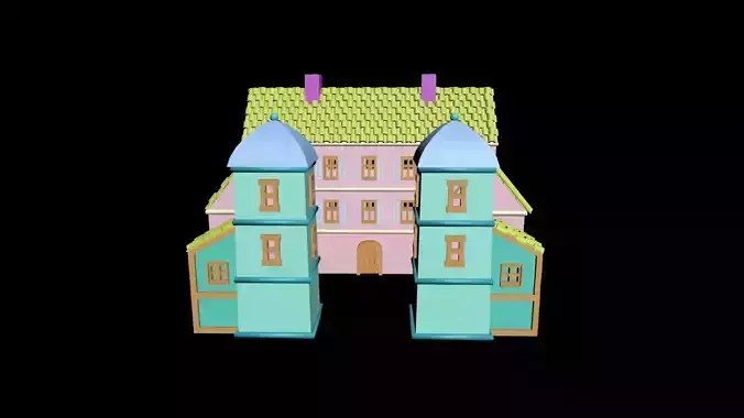 Medieval House 45 3D print model