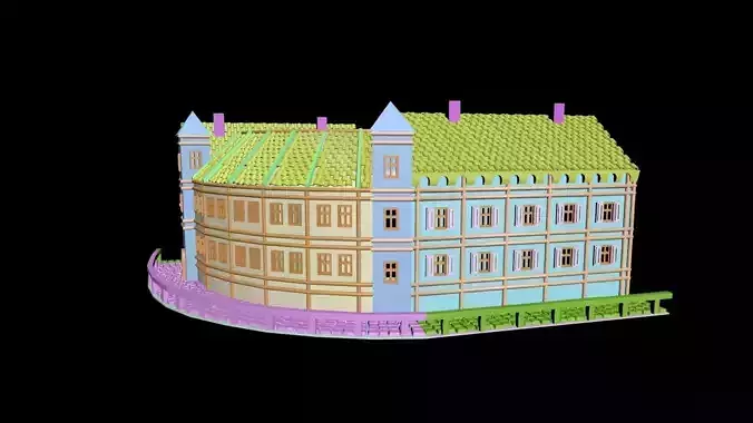 Medieval House 42 3D print model