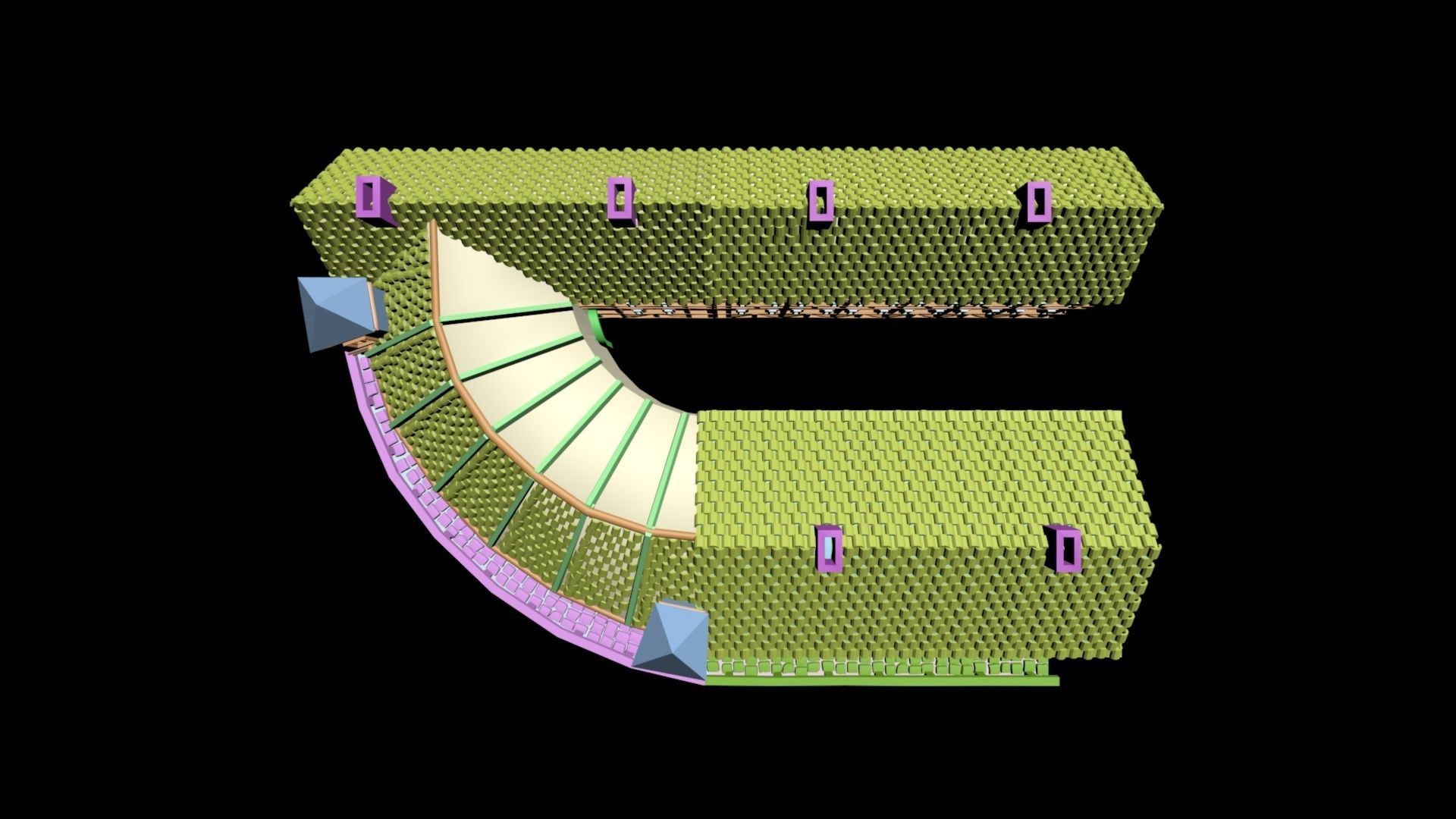 Medieval House 42 3D print model 3D model_4