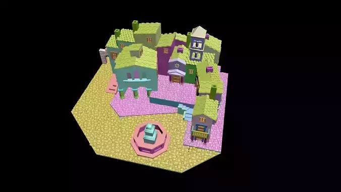 Medieval House 41 3D print model