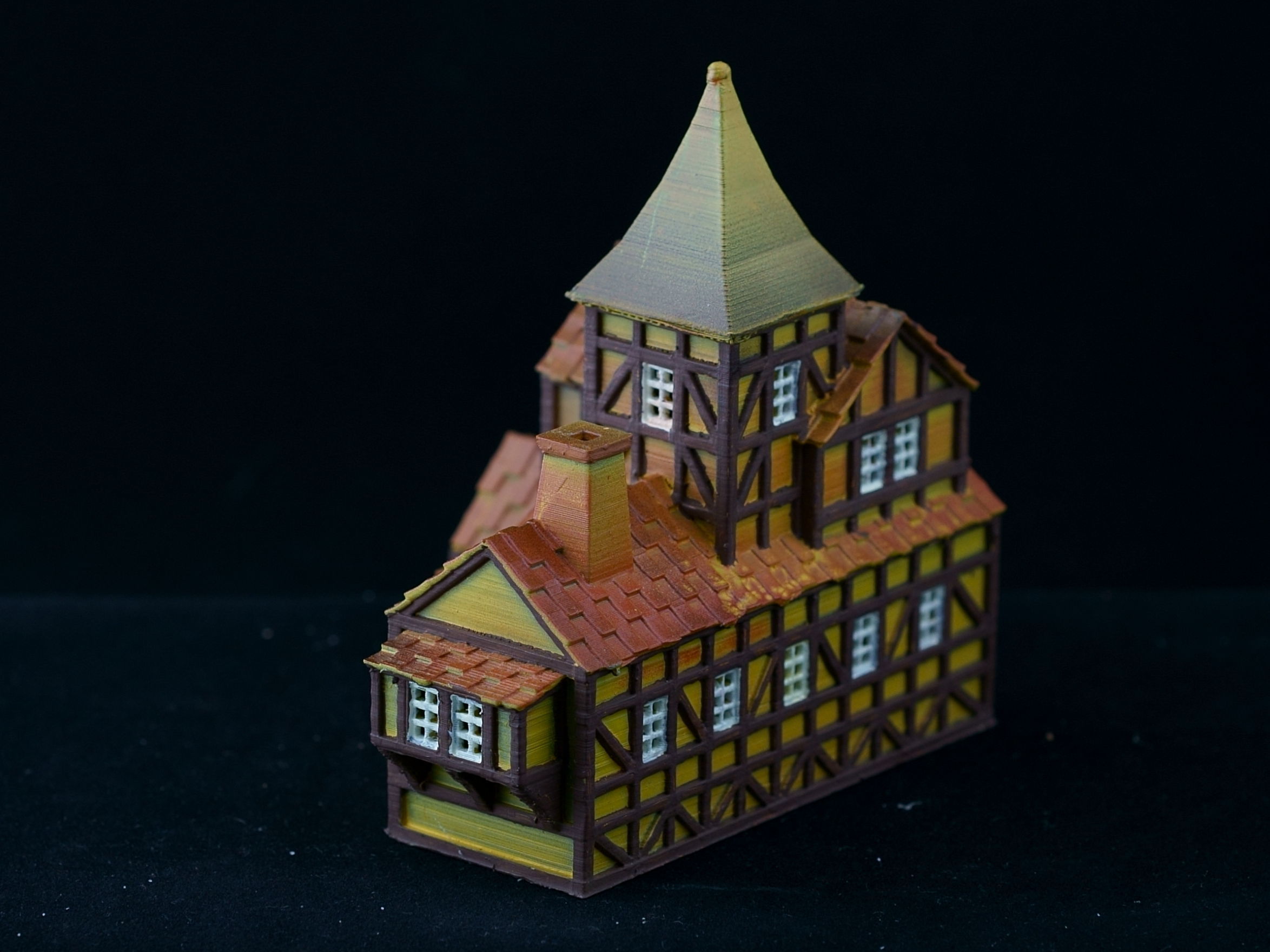 Medieval House 33 3D print model 3D model_5