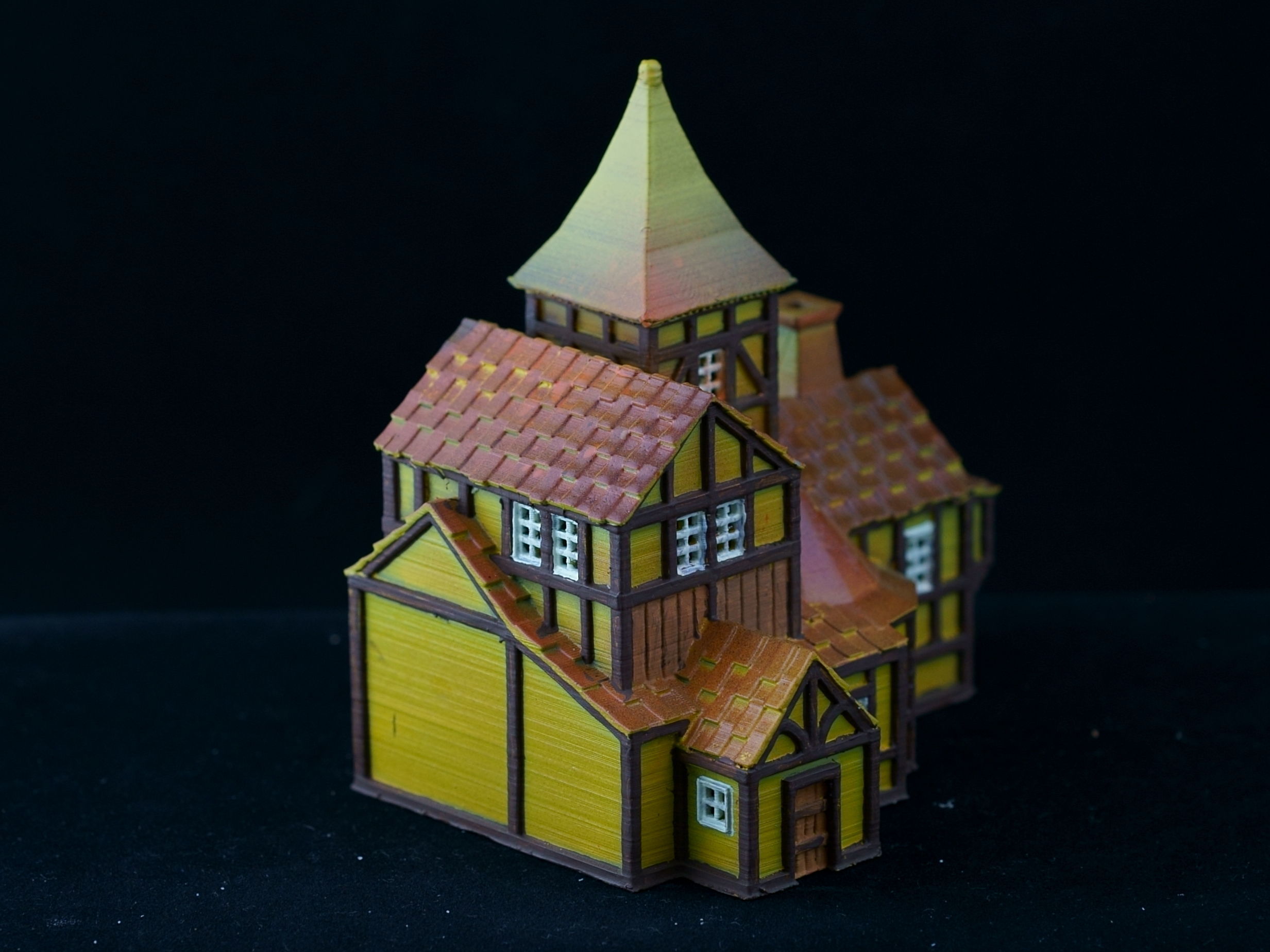 Medieval House 33 3D print model 3D model_7