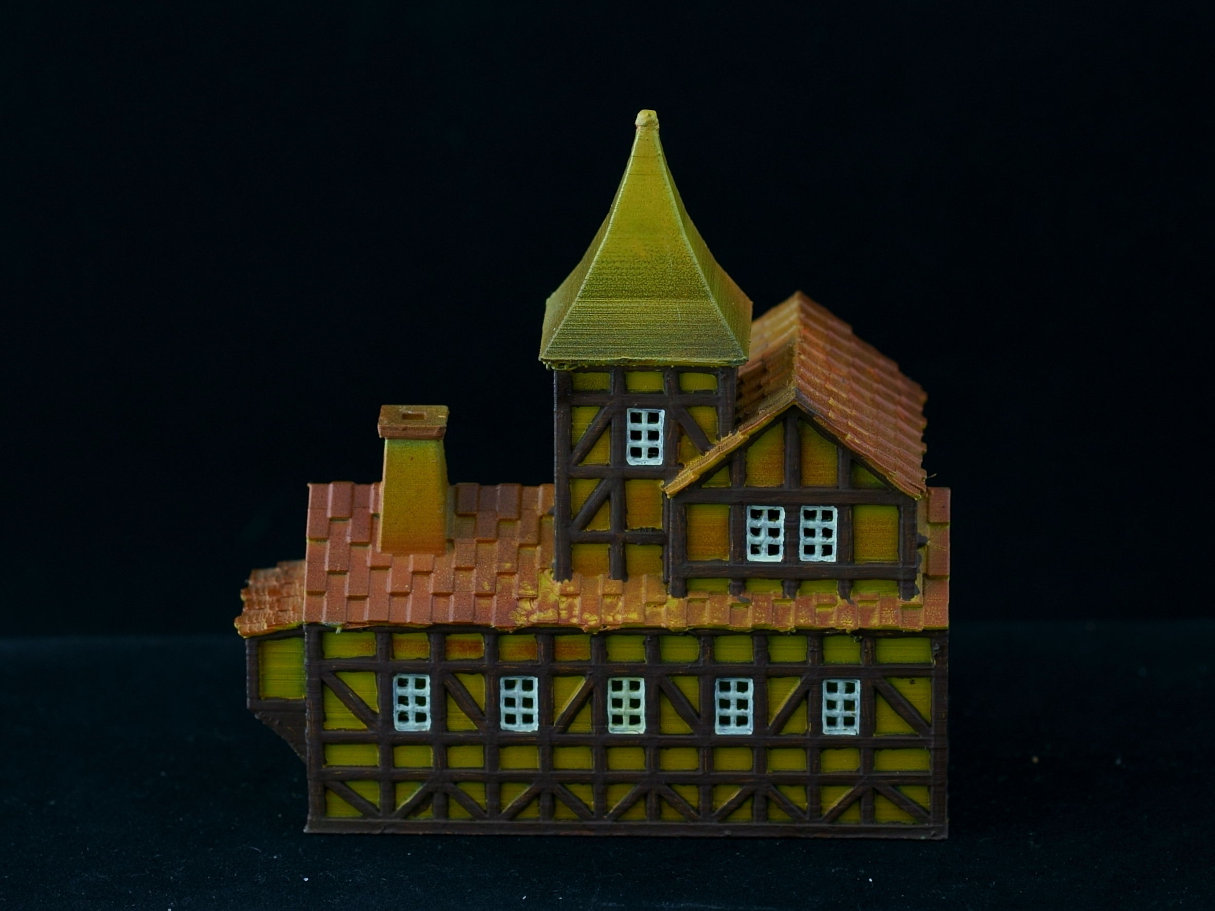 Medieval House 33 3D print model 3D model_6