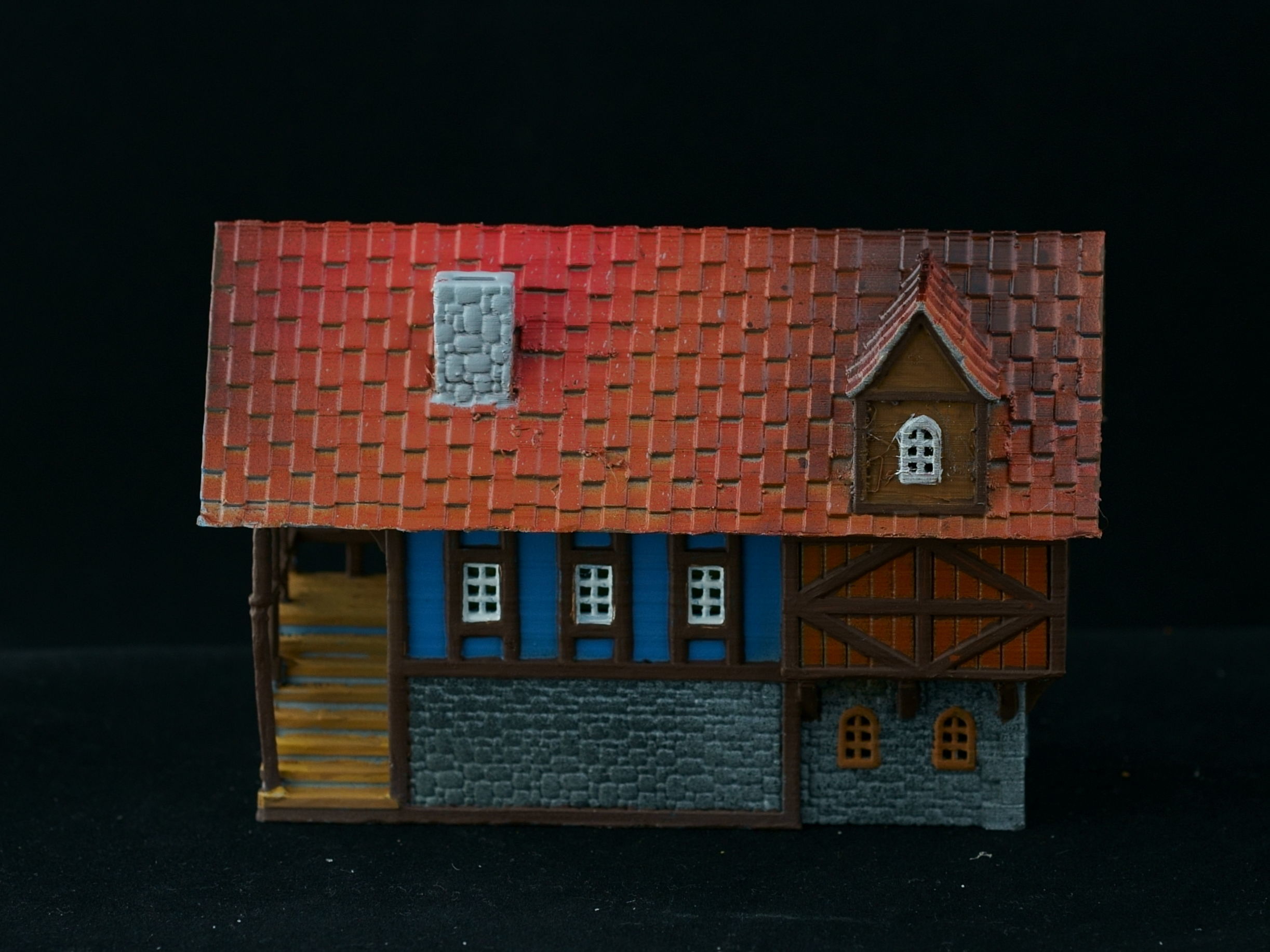 Medieval House 31 3D print model 3D model_4