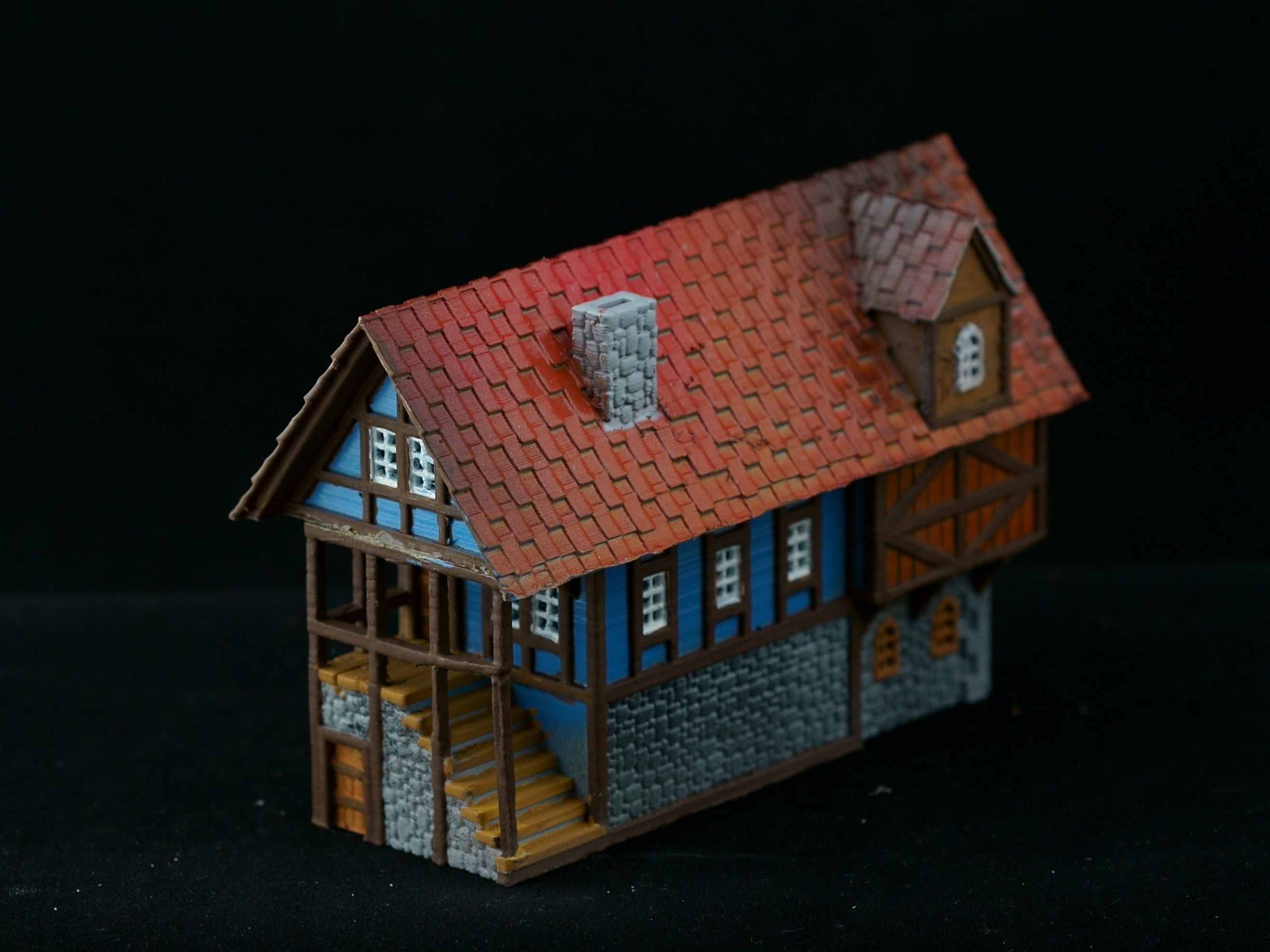 Medieval House 31 3D print model 3D model_5