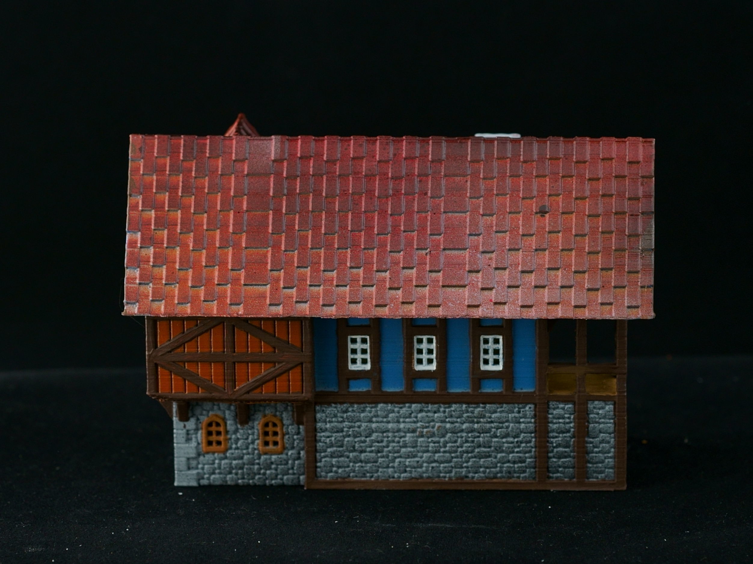 Medieval House 31 3D print model 3D model_3