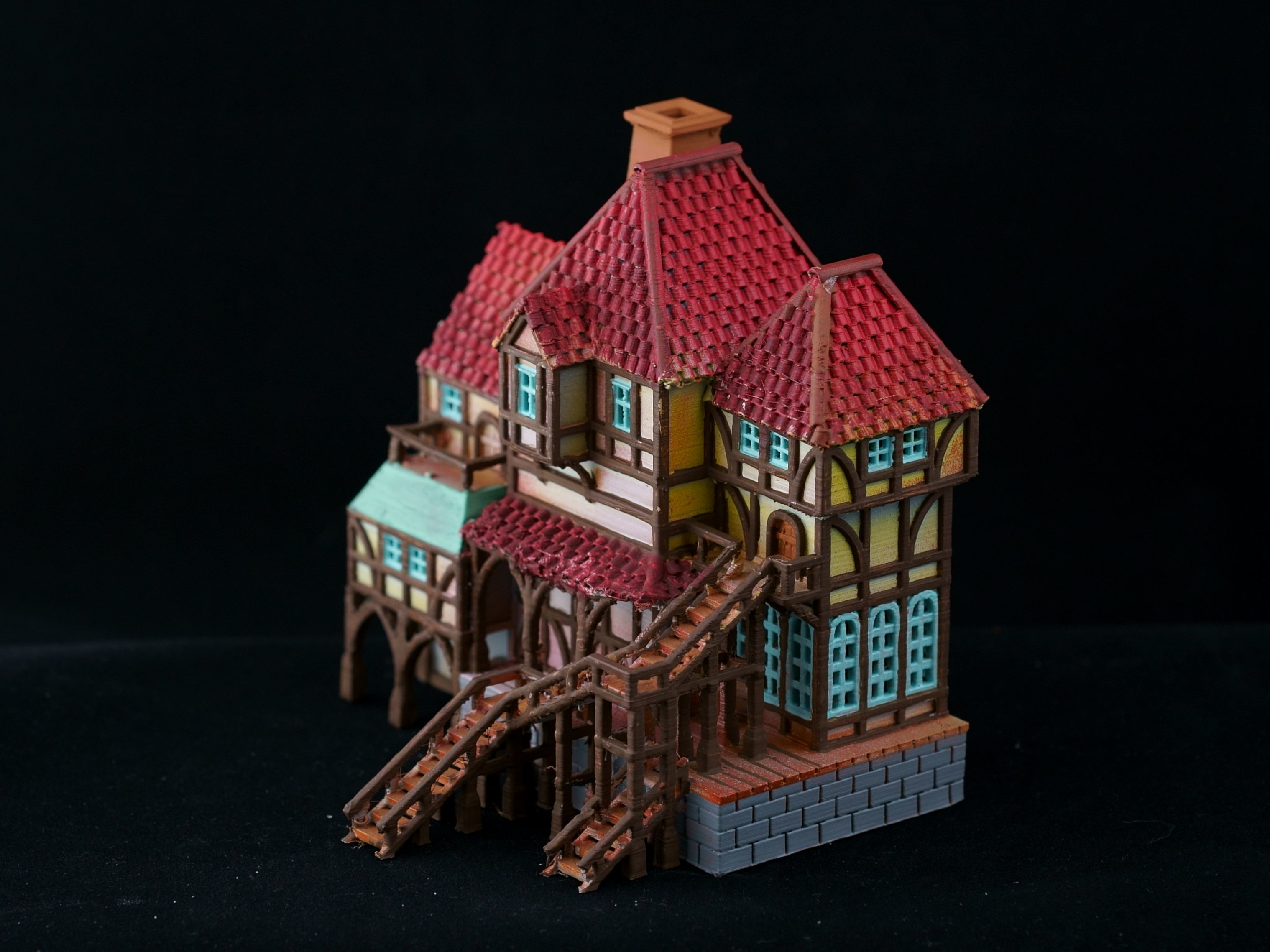 Medieval House 30 3D print model 3D model_5