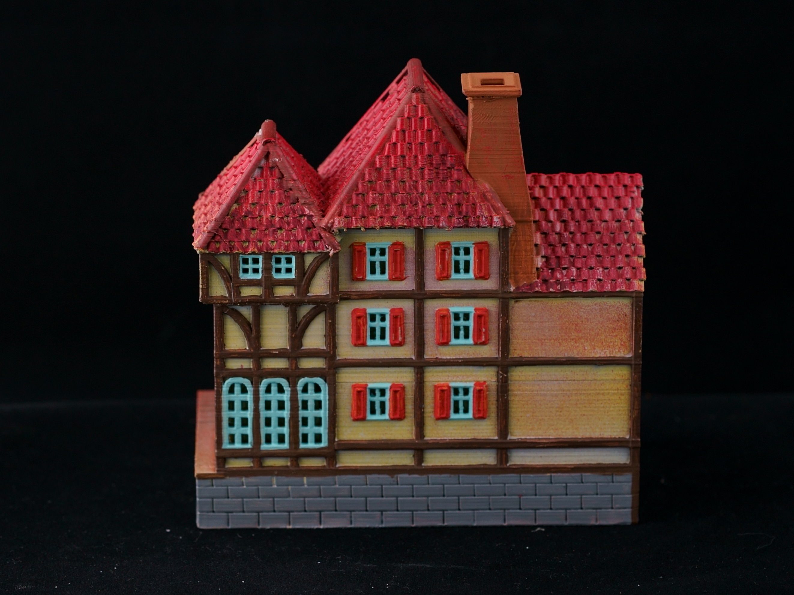 Medieval House 30 3D print model 3D model_6
