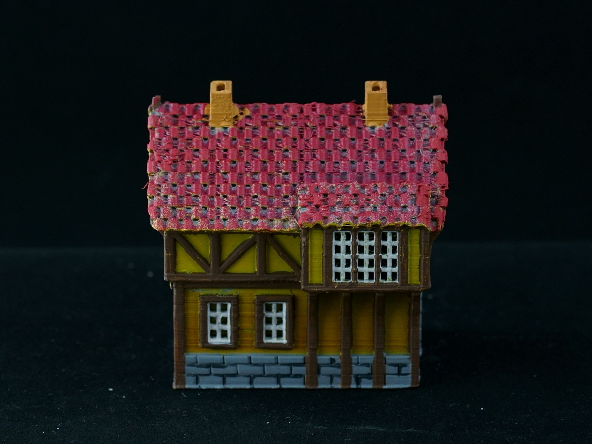 Medieval House 28 3D print model 3D model_3