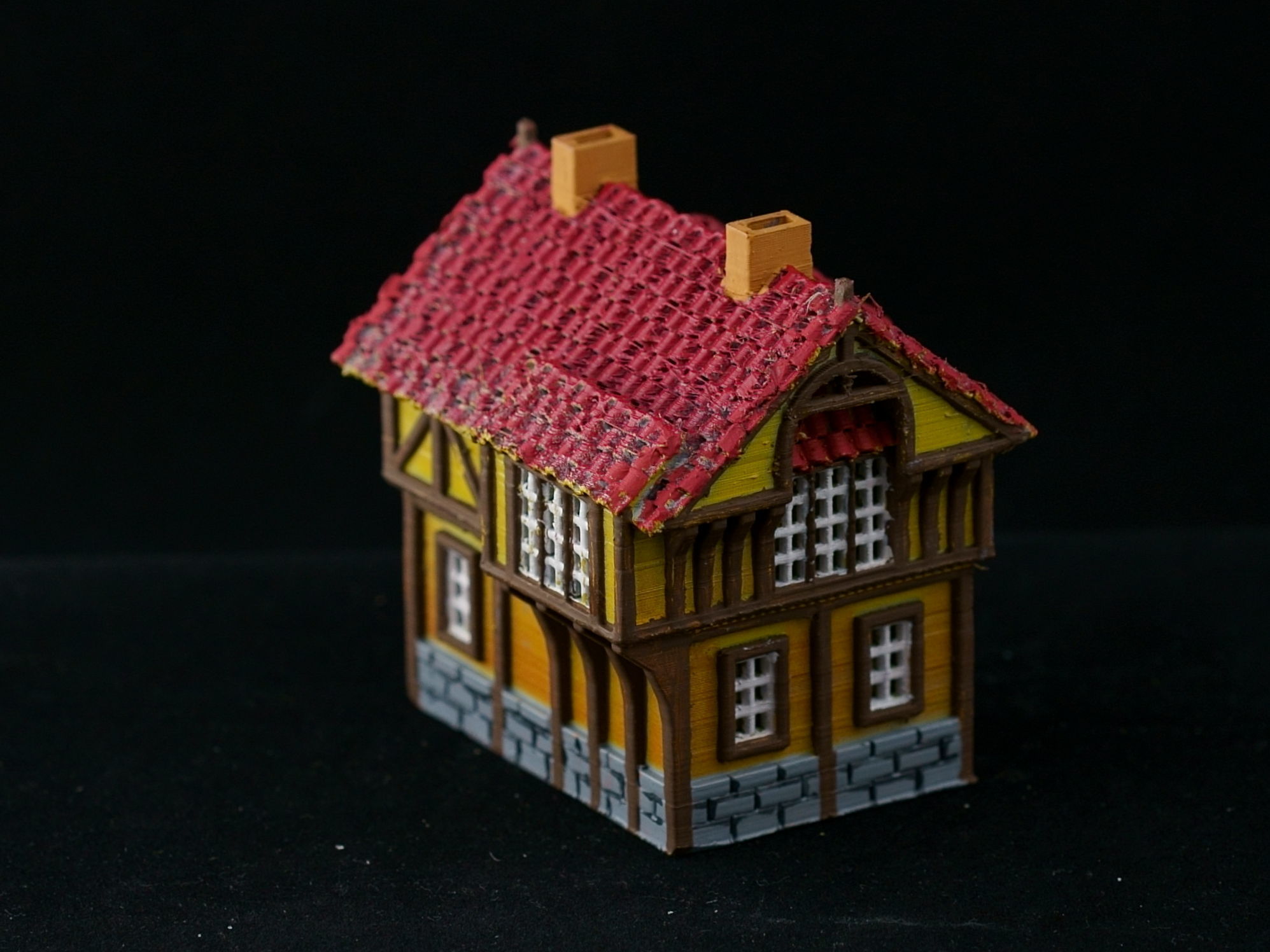 Medieval House 28 3D print model 3D model_4