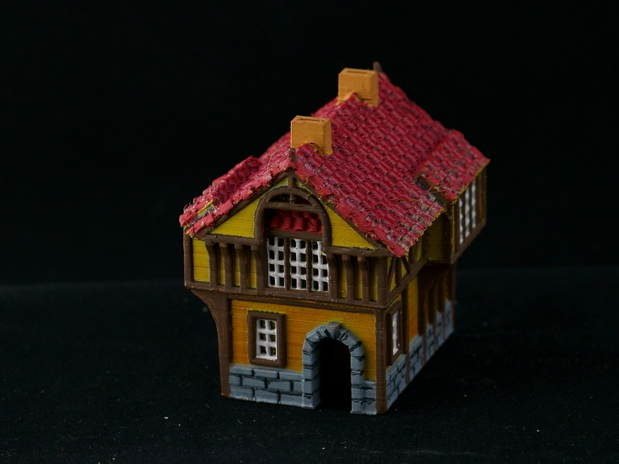 Medieval House 28 3D print model 3D model_6