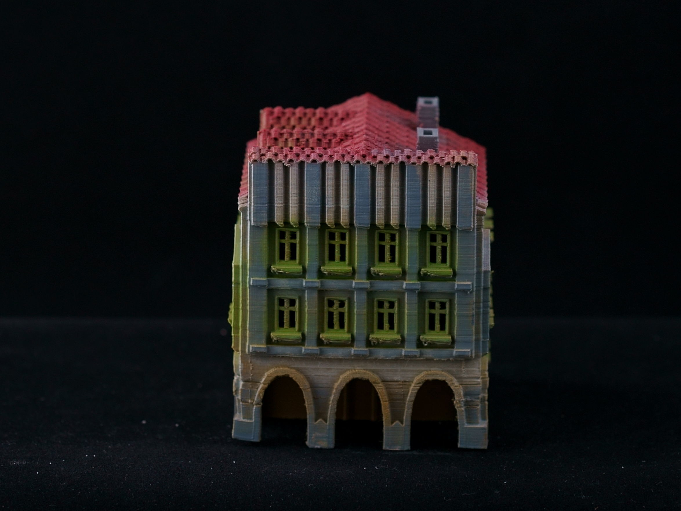 Medieval House 22 3D print model 3D model_5