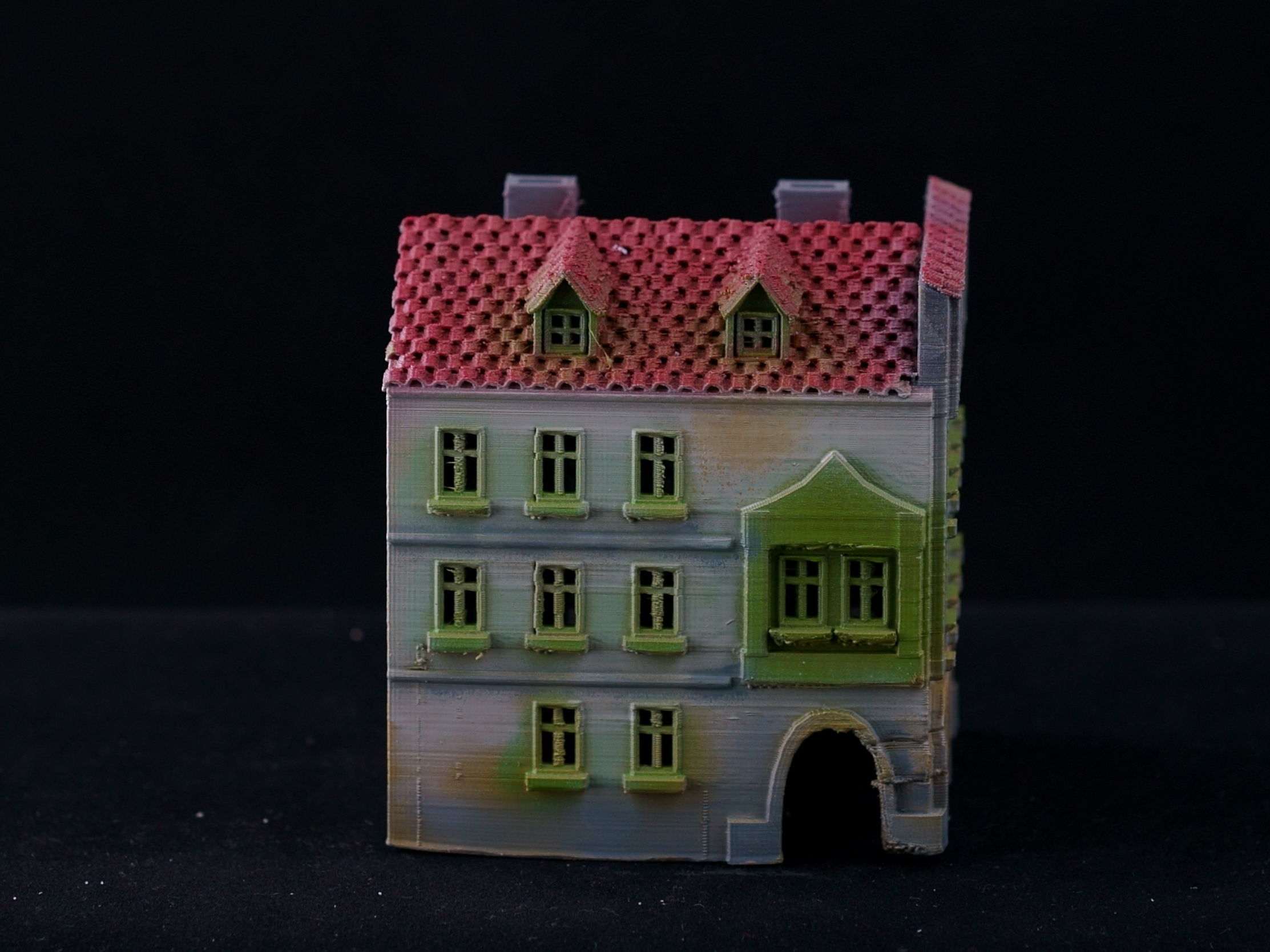 Medieval House 22 3D print model 3D model_4