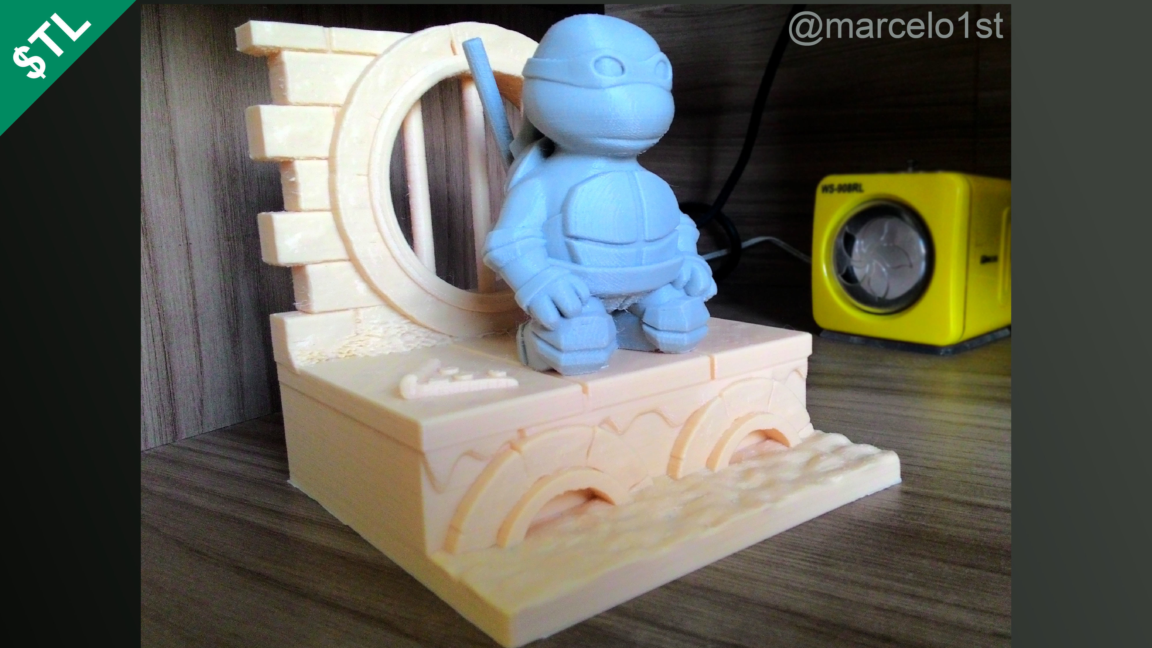 Turtle Warrior Set and Master 3D print model_37