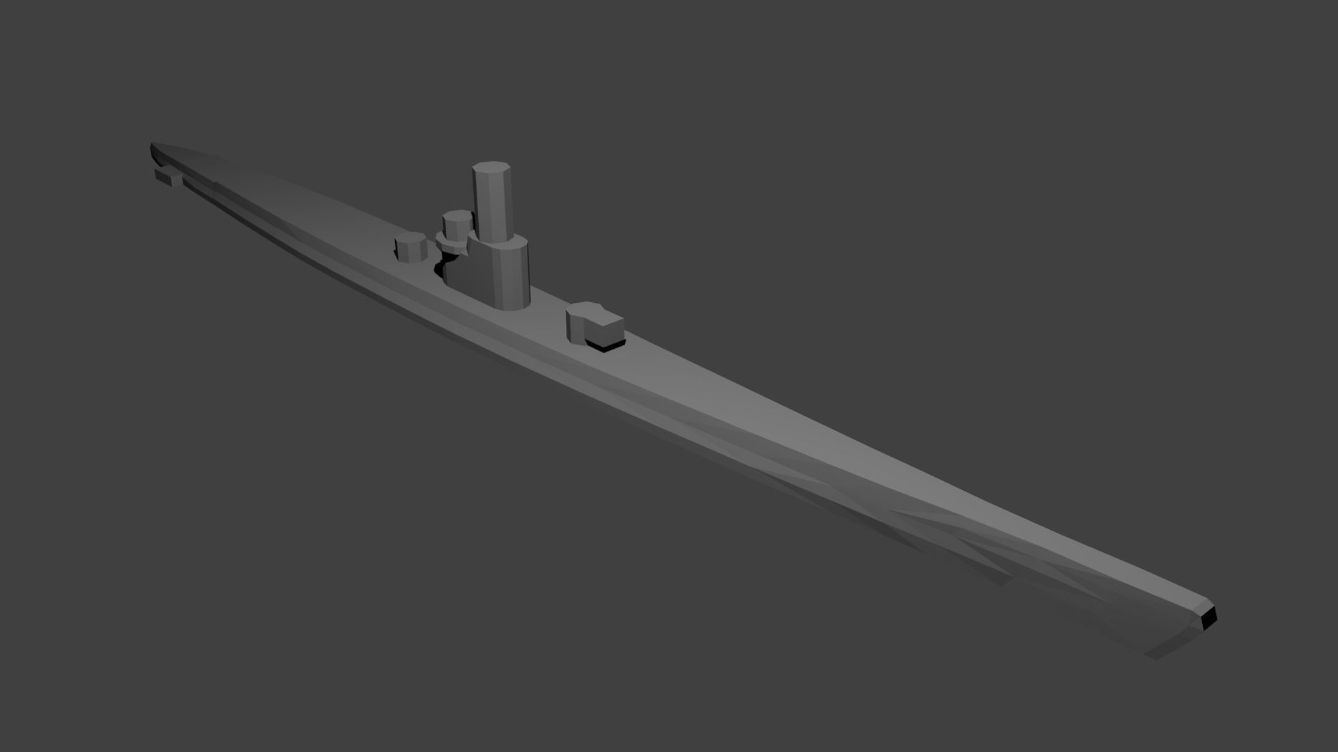 German Miniature WWII Warship Collection 3D print model_19