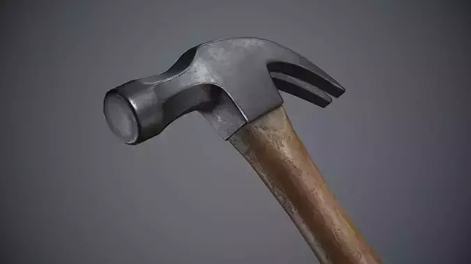 Hammer Low-poly 3D model
