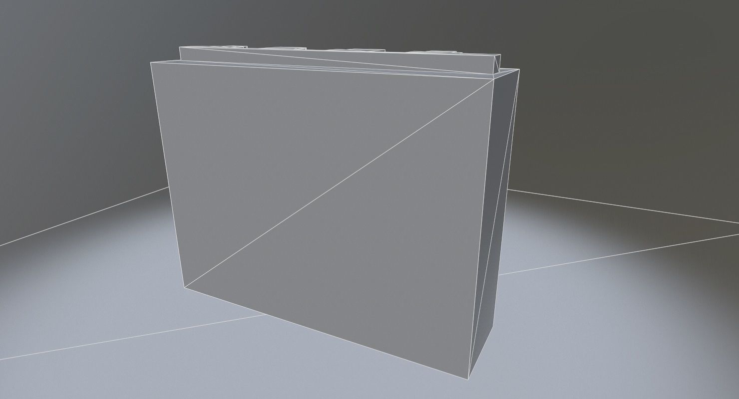 Nice Building 2 Low-poly 3D model_9