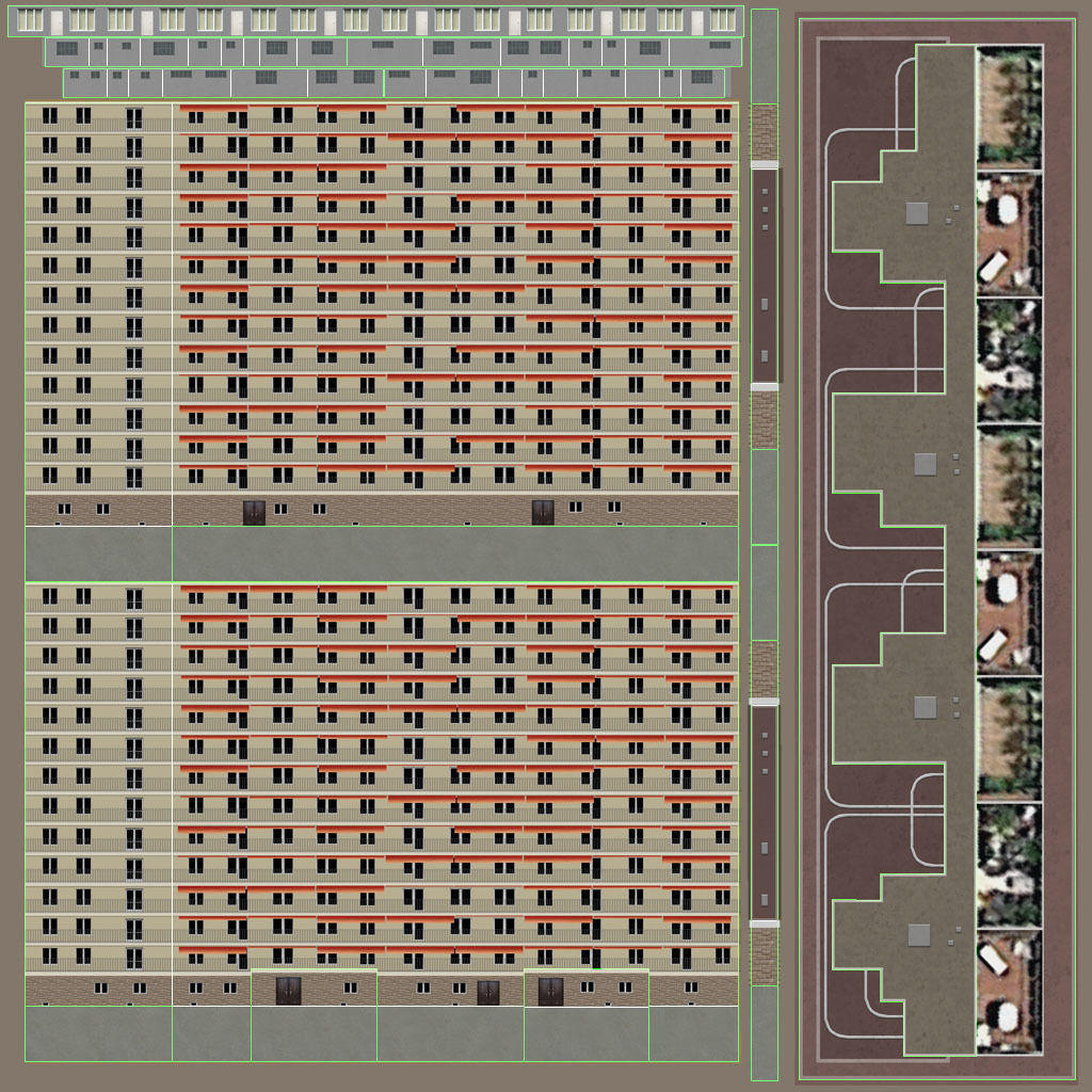 Nice Building 2 Low-poly 3D model_11